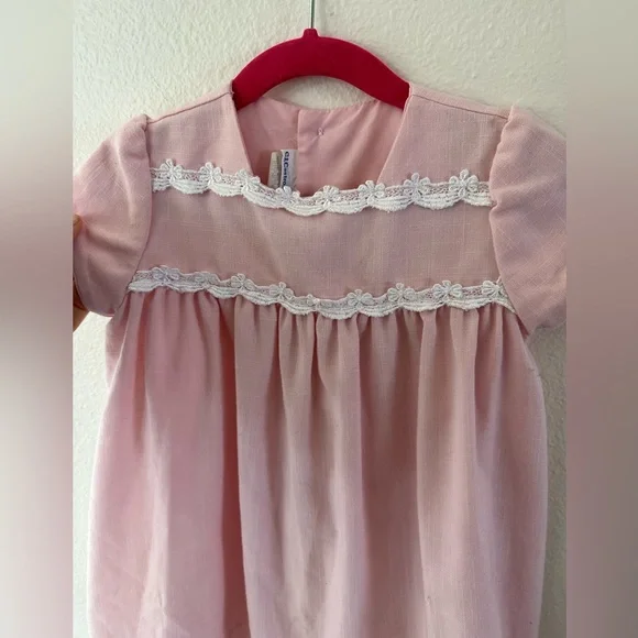 Pink Vintage Dress 2T - Picture 4 of 7